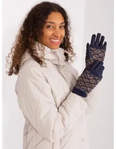 Dámske rukavice s prekrytím TRE námornícka modrá