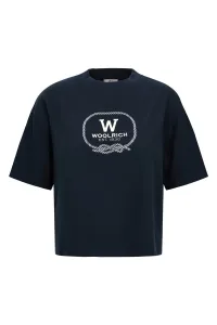 Tričko Woolrich Graphic T-Shirt Modrá Xs