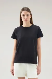 Tričko Woolrich Logo T-Shirt Čierna L