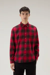 Košeľa Woolrich Light Flannel Shirt Červená L