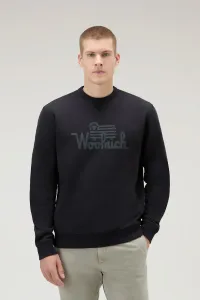 Mikina Woolrich Organic Cotton Sweatshirt Čierna S