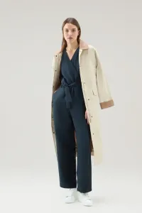 Overal Woolrich Viscose Linen Suit Modrá S