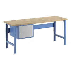 Výškovo nastaviteľný dielenský stôl, stavebnicový systém - kaiserkraft #3735622