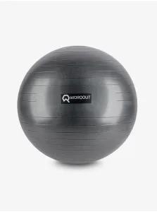 Čierna gymnastická lopta 75 cm Worqout Gym Ball
