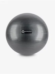 Black Gym Ball 65 cm Worqout Gym Ball - unisex