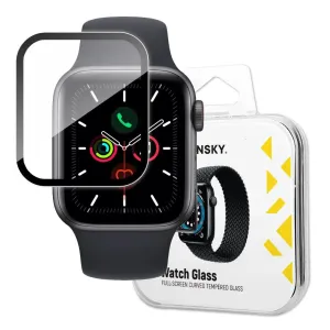 Wozinsky Watch Glass hybridné sklo, Apple Watch 4 / 5 / 6 / SE (40 mm), čierne #2292628