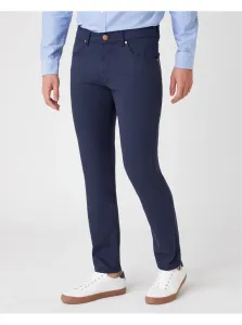 Voľnočasové nohavice pre mužov Wrangler - modrá #1058901