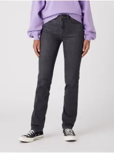 Black Women's Straight Fit Jeans Wrangler - Women #618977