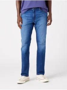 Blue Men's Straight Fit Jeans Wrangler - Men's #644930