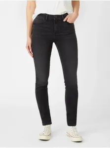 Black Womens Skinny Fit Jeans Wrangler High Rise - Women #732579