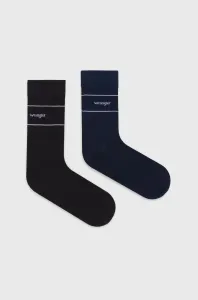 Ponožky Wrangler (2-pak) pánske, tmavomodrá farba #4419901