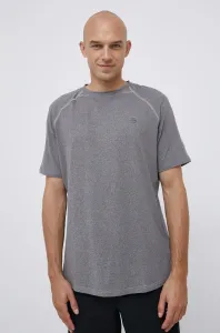 Tričko Wrangler ATG pánske, šedá farba, melanžové