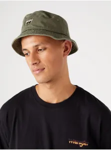 Bavlnený klobúk Wrangler zelená farba, bavlnený