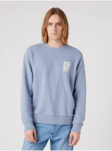Light blue mens sweatshirt Wrangler - Men