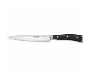 Wüsthof Wüsthof - Kuchynský nôž na šunku CLASSIC IKON 16 cm čierna