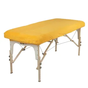 Froté napínacia plachta Wuwei WellTouch na masážny stôl Farba: žltá, Veľkosť: L/XL