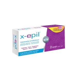 X-Epil - rýchle tehotenské testovacie prúžky (2ks)