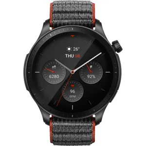 Chytré hodinky Amazfit GTR 4, čierna so šedým remienkom
