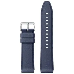 Xiaomi Watch S1 kožený remienok, modrý Watch S1 Strap Leather BLUE