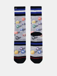 Šedé pánske vzorované ponožky XPOOOS #2595634