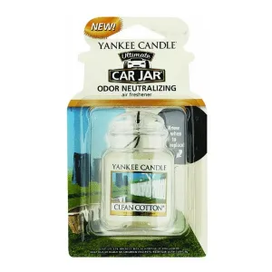 Yankee Candle Clean Cotton Car Jar 1 ks vôňa do auta unisex