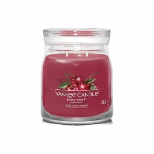 Yankee Candle Aromatická sviečka Signature sklo stredná Black Cherry 368 g