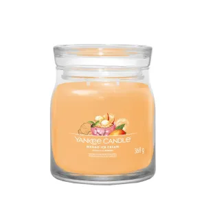 Yankee Candle Aromatická sviečka Signature sklo stredná Mango Ice Cream 368 g