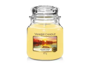 Yankee Candle Aromatická sviečka Classic stredná Autumn Sunset 411 g