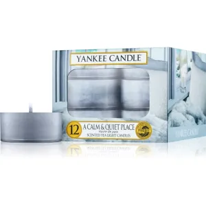 Yankee Candle Aromatické čajové sviečky A Calm & Quiet Place 12 x 9,8 g