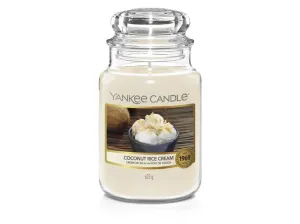 Yankee Candle Aromatická sviečka Classic veľká Coconut Rice Cream 623 g