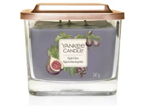 Yankee Candle Aromatická sviečka stredná hranatá Fig & Clove 347 g