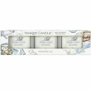 Yankee Candle Soft Blanket darčeková kazeta vonná sviečka 3 x 37 g unisex