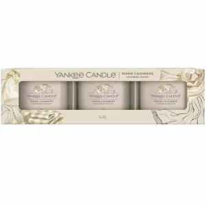 Yankee Candle Warm Cashmere darčeková kazeta vonná sviečka 3 x 37 g unisex