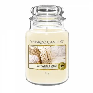 Yankee Candle Aromatická sviečka Classic veľká Soft Wool & Amber 623 g