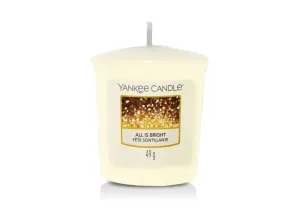 Yankee Candle Aromatická votívna sviečka All is Bright 49 g