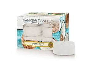 Yankee Candle Aromatické čajové sviečky Coconut Splash 12 x 9,8 g #3817862