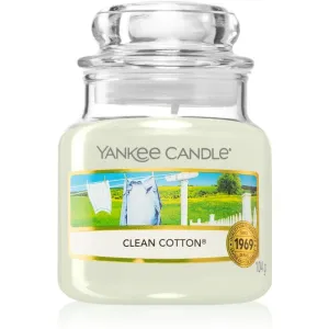 Yankee Candle Vonná sviečka Classic malý Clean Cotton 104 g