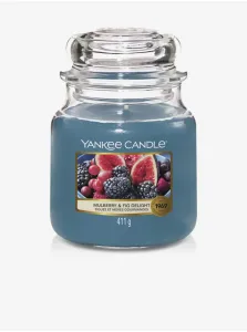 YANKEE CANDLE Mulberry & Fig Delight vonná sviečka classic stredná 411 g