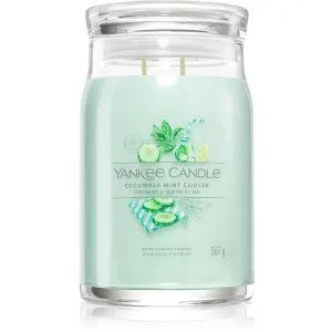 Yankee Candle Aromatická sviečka Signature sklo veľké Cucumber Mint Cooler 567 g