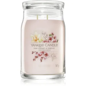 Yankee Candle Aromatická sviečka Signature sklo veľké Pink Cherry & Vanilla 567 g