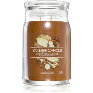 Yankee Candle Aromatická sviečka Signature sklo veľké Spiced Banana Bread 567 g