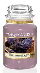 Yankee Candle Aromatická sviečka veľká Dried Lavender & Oak 623 g