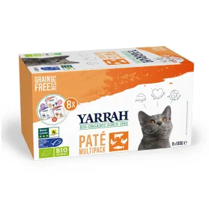 Yarrah Bio Paté Multipack 8 x 100 g - Pate-Mix