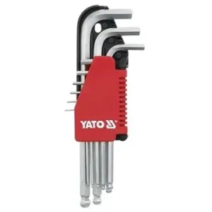 YATO Súprava kľúčov imbus s guličkou 9 ks dlhšia