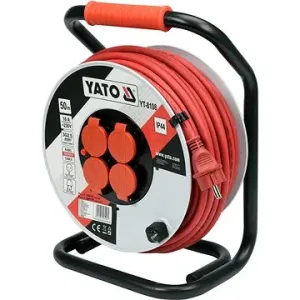 YATO Predlžovací kábel bubnový, 50 m, plast