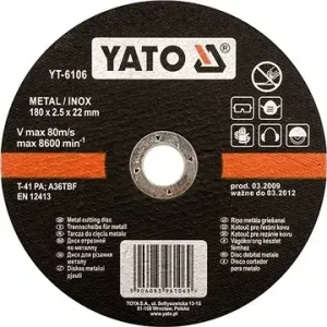 Yato Kotúč na kov 180 × 22 × 1,5 mm INOX