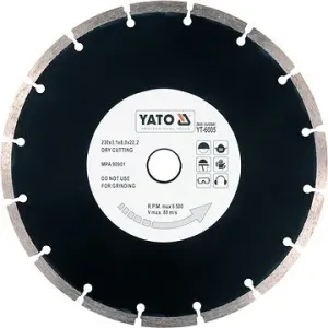 Yato Kotúč diamantový 230 × 22,2 × 2,7 mm