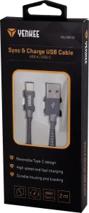 Synchronizačný a nabíjací kábel USB typ C 2 m #7038633
