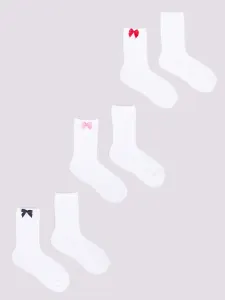 Yoclub Kids's 3Pack Girl's Knee-High Socks SKA-0098G-010B #5820116