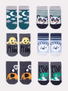 Yoclub Kids's 6Pack Baby Boy's Socks SKA-0123C-AA00-002